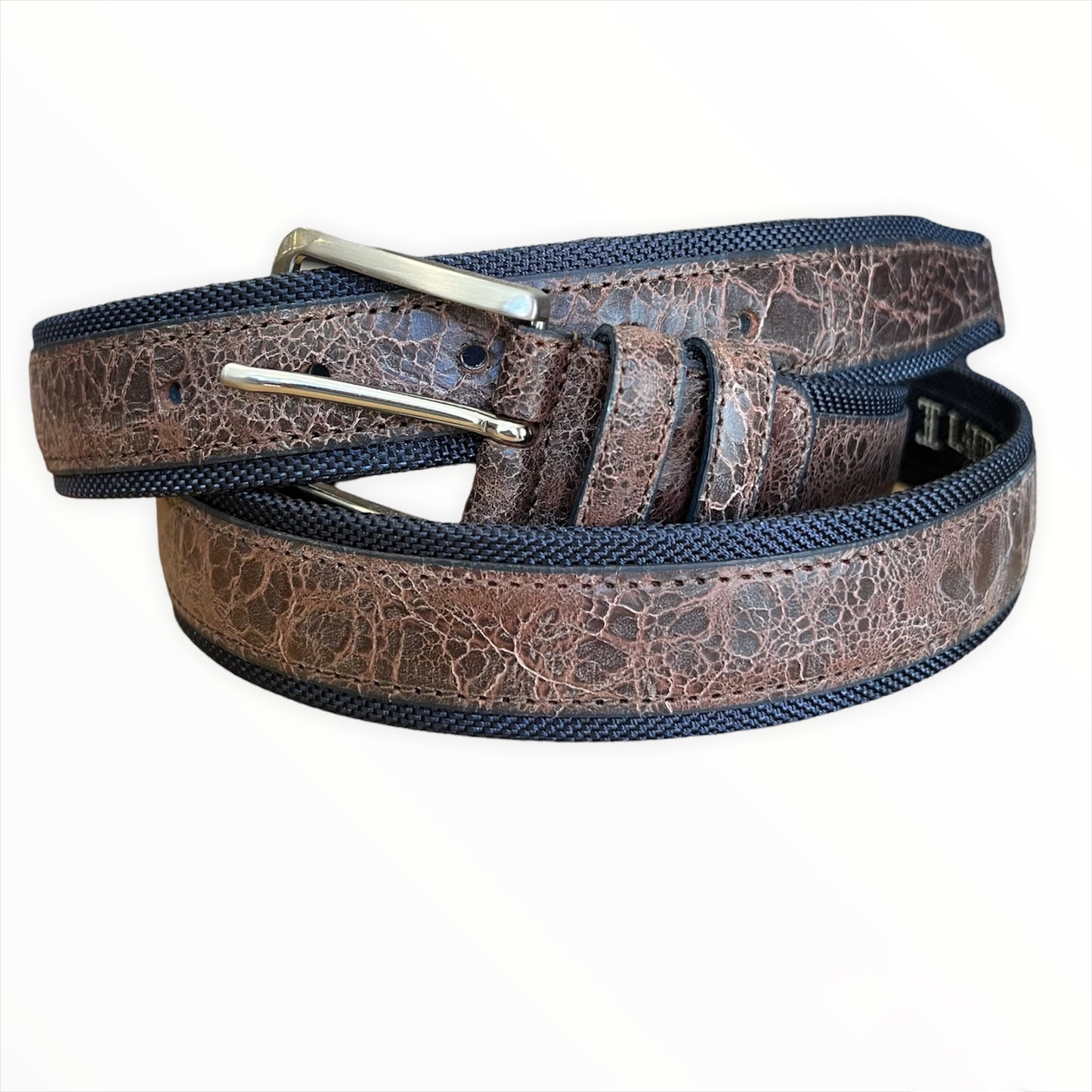 NYLON ET PELLE COGNAC