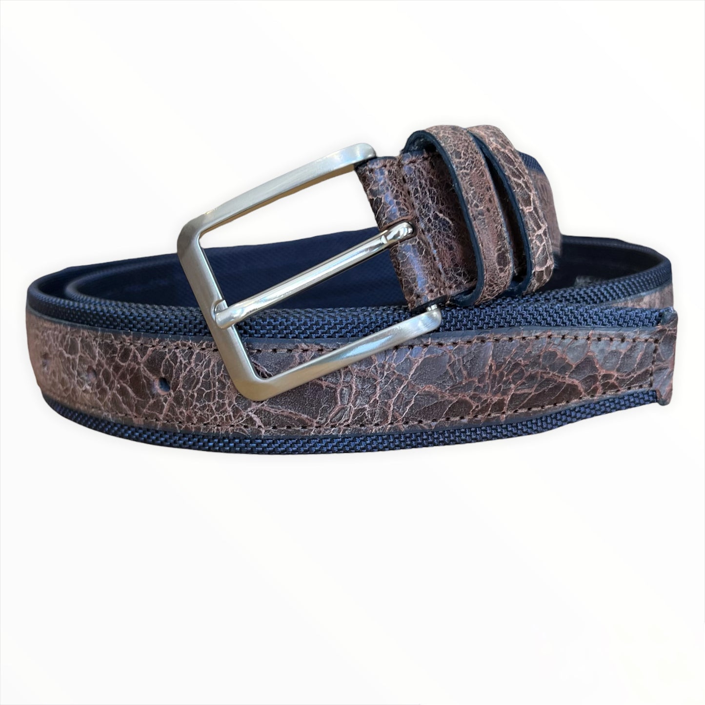 NYLON ET PELLE COGNAC